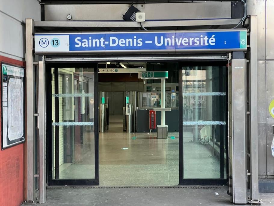 Charmante Studio Ligne 13 Tram 5 Saint Denis พิแอร์ฟิตต์-ซัวร์-แซน ภายนอก รูปภาพ